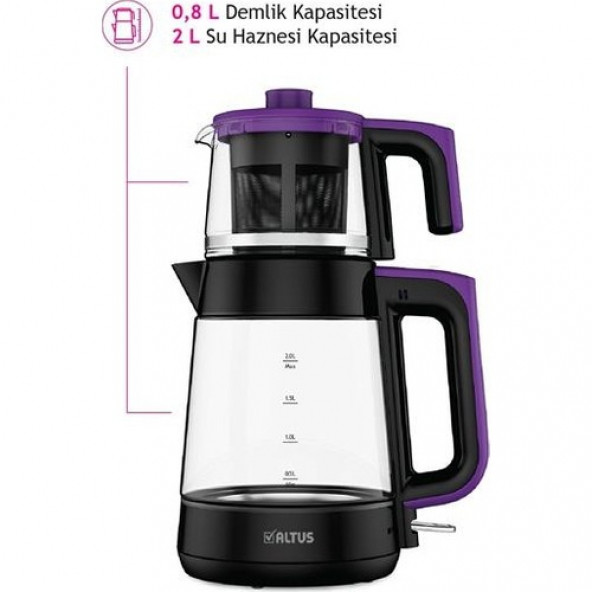 Altus Al 796 B Cam Çay Makinesi - 2
