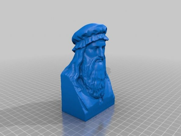 Leonardo Da Vinci Büstü Plastik Aparat - 2