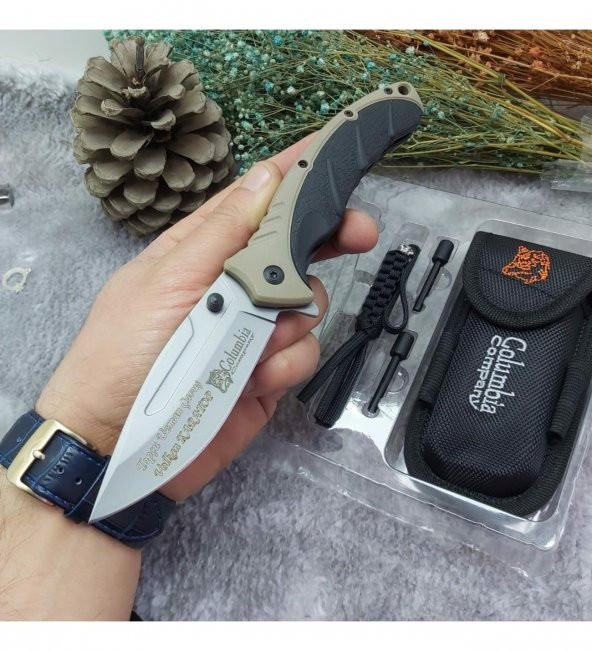 Columbia Çelik Bıçak İpli ve Çift Magnezyum Çubuklu B