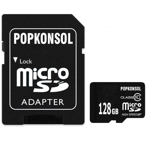 128 GB Mikro SD Hafıza Kartı Class 10 Yüksek Hızlı Mikro SD Kart High Speed Micro SD Card