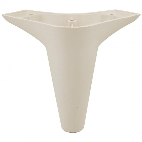 Mobilya Kanepe Sehpa Yatak Puf Koltuk Ayağı 12 cm Krem Baza Ayak (4 ADET) - 6