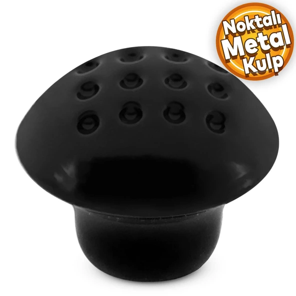 Noktalı Mantar Düğme Kulp Çekmece Dolap Dolabı Kapak Kulpu Kulbu Siyah Metal Kulpları Mobilya Mutfak