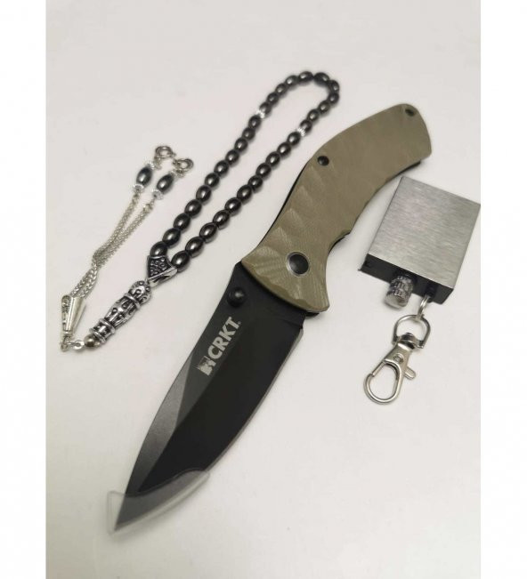 CRKT 18 cm Bıçak Manuel Kılıflı Av Kamp Çakısı Hediye