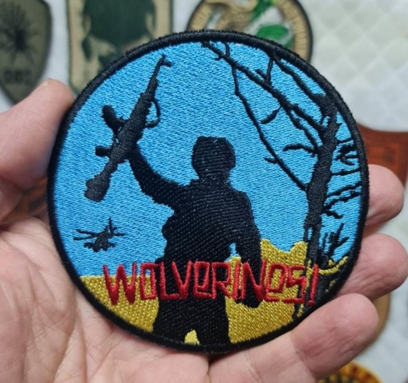 VOLVERİNES Askeri Patch Yama Havacı Peç- PEÇ - 2