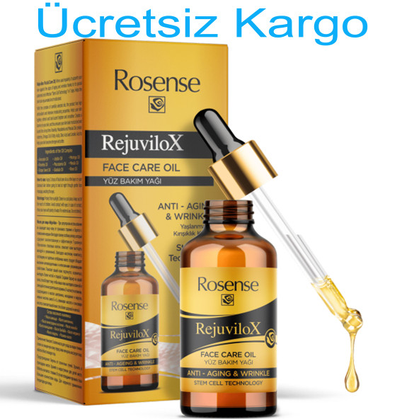 Rosense Rejuvilox Kırışıklık Karşıtı Yüz Bakım Yağı - 30 ml