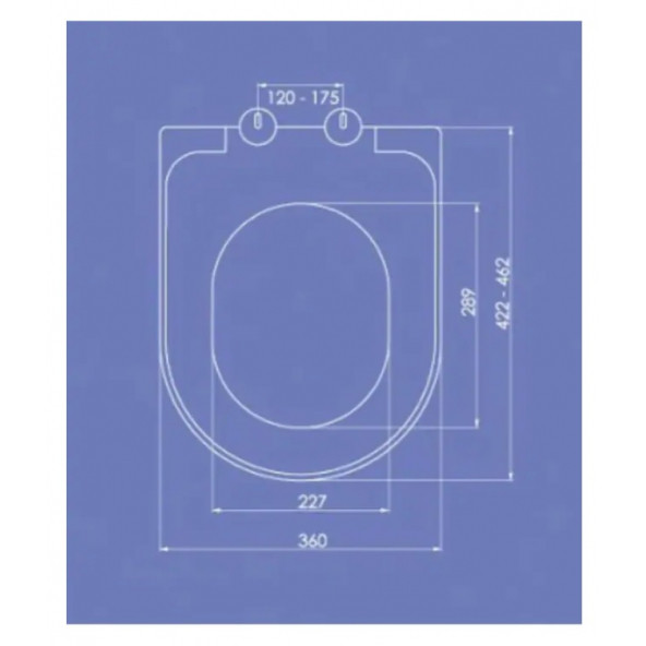 Nkp İnci Yavaş Kapanan Soft Close Amortisörlü Klozet Kapağı - Resim 3