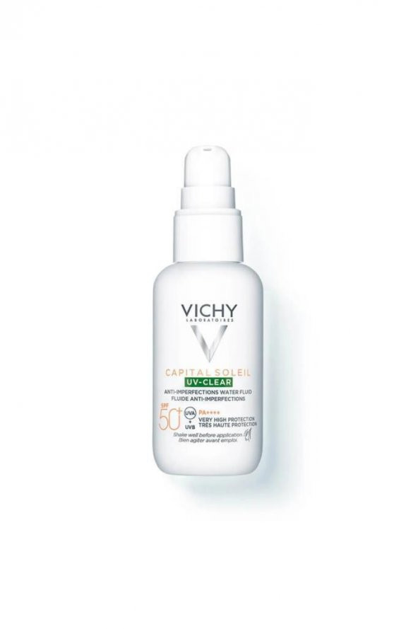VICHY Capital Soleil UV-Clear Anti-Impertections Water Fluid SPF50+ 40 ml