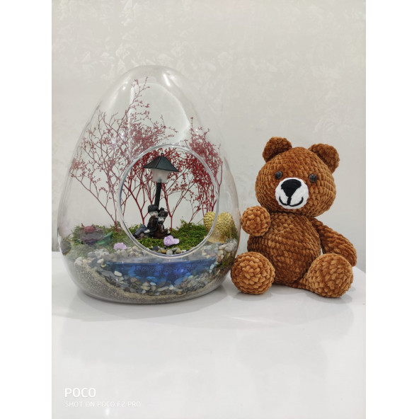 Amigurumi Kahverengi Kadife Ayıcık - 3
