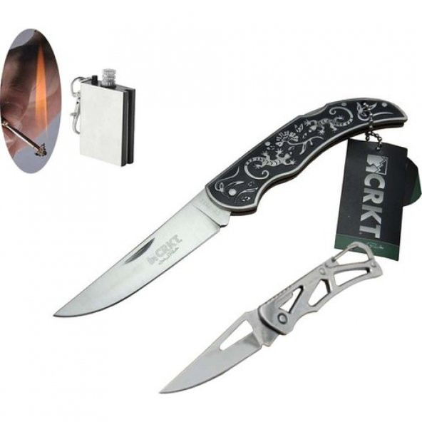 Crkt Serisi CR-F817-21 cm Metal Bıçak Seti SLN647