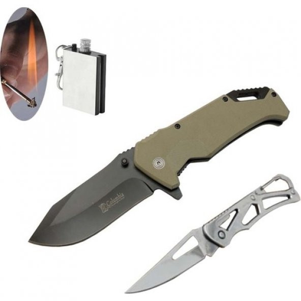 Columbia Serisi FST-4006-A 22 cm Tactical Çakı Seti SLN104