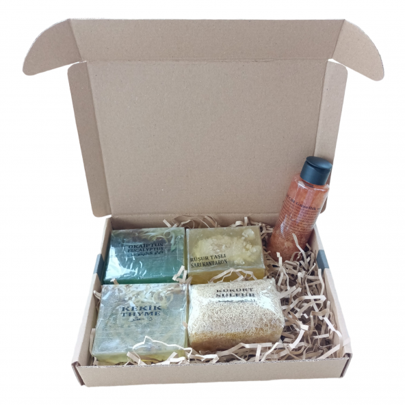 Sedef 5li Doğal Sabun ve Yağ Set