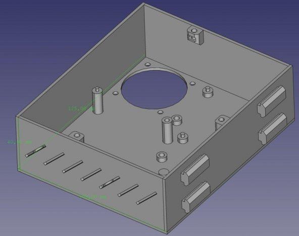 Ender 3 (Pro) - Raspberry Pi Model A + Kılıfı Röle Kontrolü İle Octoprint İçin Plastik Aparat - 4