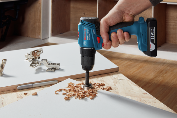 Bosch Professional GSR 185 LI Akülü Delme Vidalama Mak. 2 x 2.0 Ah Case - 4