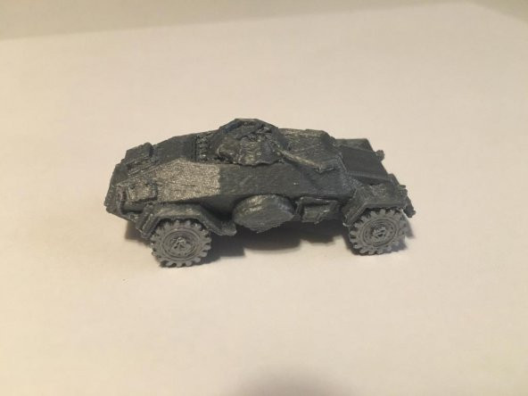 Sdkfz 221 (Mg) (1/100) Plastik Aparat - 1