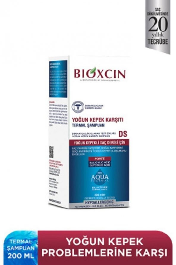 Bioxcin Aqua Thermal Yoğun Kepek Karşıtı Şampuan Ds 200Ml