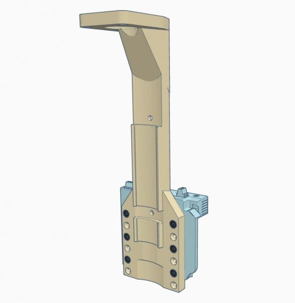 Wham Bam Mutant V2 İçin Cakewalk 3D Tutucu Plastik Aparat - 3