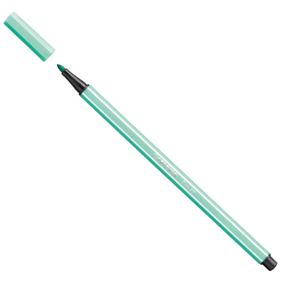 Stabilo Keçe Uçlu Boya Kalemi 1 MM Buz Yeşili Keçeli Kalem (10 Lu Paket) - 2