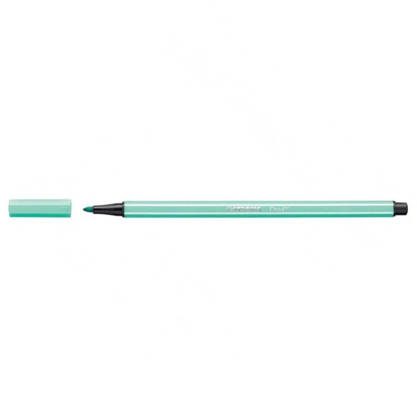 Stabilo Keçe Uçlu Boya Kalemi 1 MM Buz Yeşili Keçeli Kalem (10 Lu Paket) - 3