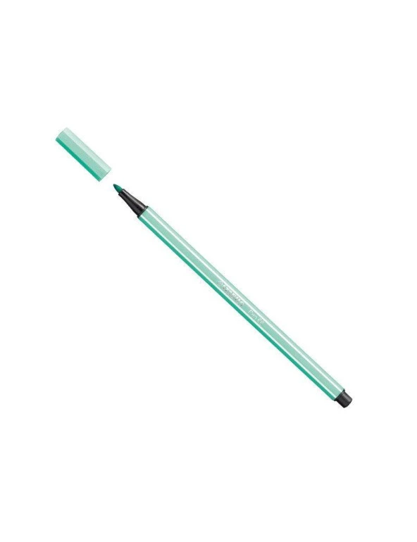 Stabilo Keçe Uçlu Boya Kalemi 1 MM Buz Yeşili Keçeli Kalem (10 Lu Paket) - 4