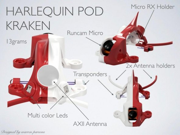 Kraken Harlequin Pod Plastik Aparat