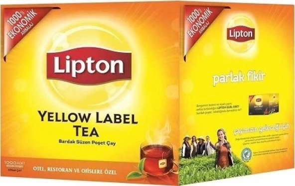 Lipton Yellow Label 2gr 1000li Bardak Poşet Çay