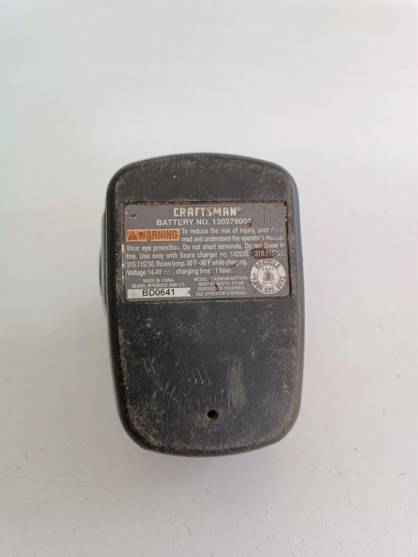 Craftsman 14.4V 2.0Ah Li-ion Akü 130279002 2.El - 3