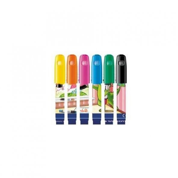 STAEDTLER CEVIRMELI JUMBO MUM BOYA 6 LI (2390G1)
