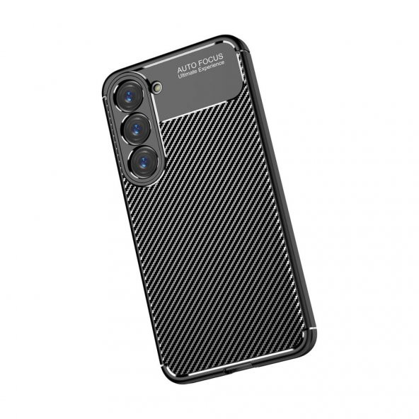 Samsung Galaxy S23 Kılıf Karbon Silikon Case Kapak - Resim 9