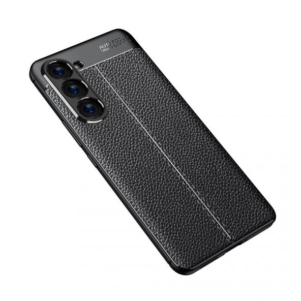 Samsung Galaxy S23 Plus Kılıf Deri Tarzı Niss Silikon Case Kapak - 8