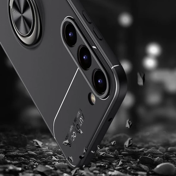 Samsung Galaxy S23 Kılıf Yüzüklü Magnetli Ravel Case Kapak - Resim 8