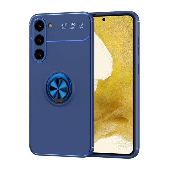 Samsung Galaxy S23 Plus Kılıf Yüzüklü Magnetli Ravel Case Kapak - 12