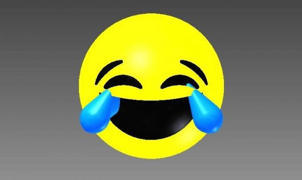 Ağlayan Gülen Emoji Plastik Aparat