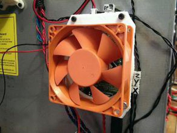 Solidoodle 3 80Mm Mobo Fan Plastik Aparat - Resim 3