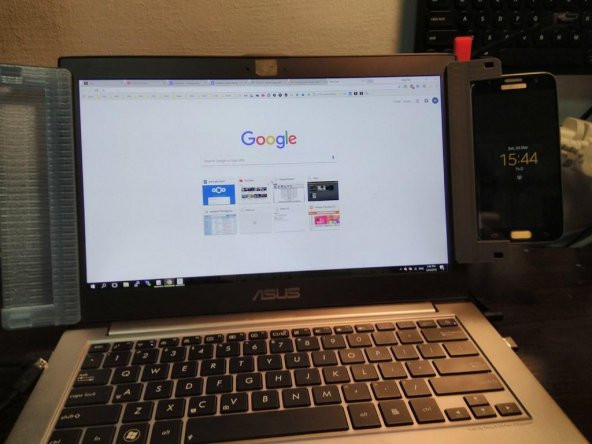 S7 Ve Mi Max İçin Laptop Monitör Klipsi Plastik Aparat - 1