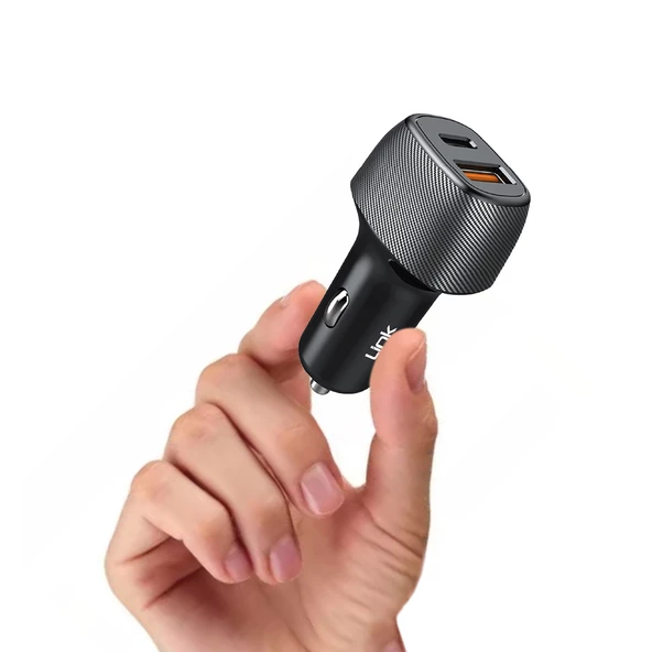 LinkTech C497 38W PD20W Type-C + USB QC3.0 Araç İçi Şarj Adaptörü - 4