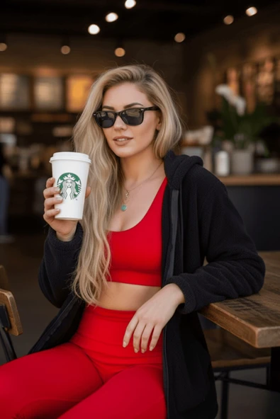 Kadın Siyah Peluş Kalın Fermuarlı Kapüşonlu Cepli Ceket 23KCKTMY50 - 5