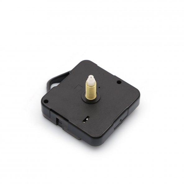 1 Adet Duvar Saati Mekanizması , Askılı ,  Şaft Uzunluğu 16 mm , Sessiz - 6