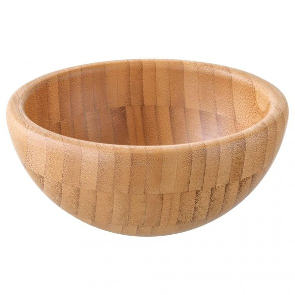 IKEA Blanda Matt Ahşap Servis Kasesi - Bambu - 12 cm Çap - 1