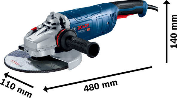 Bosch Professional GWS 24-230 P Büyük Taşlama Makinesi