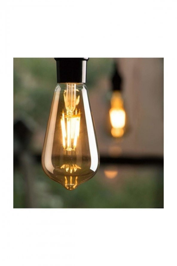 St64 4 watt Rustik Dekoratif Led Ampul 5li Paket - 3