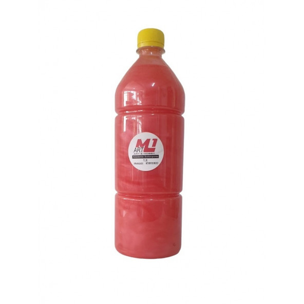 M1 ART Hediyelik Simli Sedef Süsleme Solüsyonu PEMBE Limon Esanslı 1 lt
