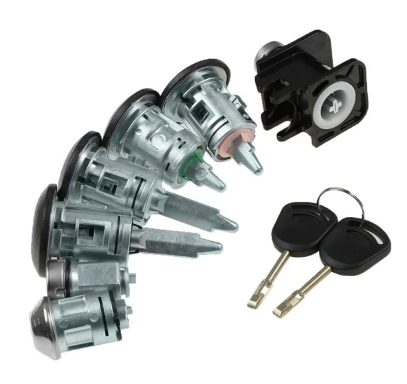 Ford Transit Kilit Şifre Takımı Kaput Depo Kontak 2001-2006 - 2