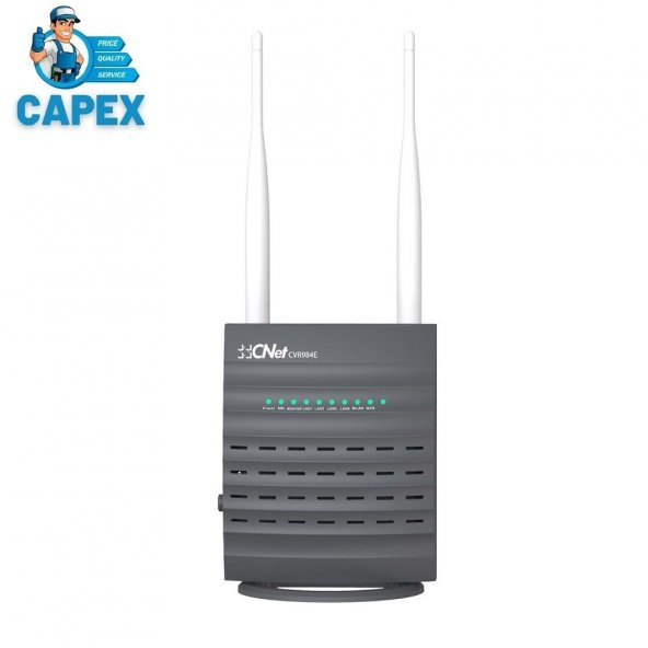 C-Net Cvr 984E 300Mbps 4 Port 2x5 DBi Anten Vdsl2 Füme Modem (Kutulu-Yenilenmiş)