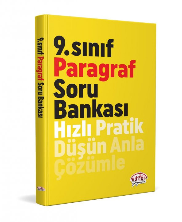 9. Sınıf Paragraf Soru Bankası Editör Yayınları