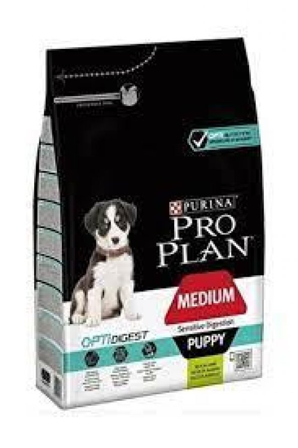 Pro Plan Medium Puppy Kuzu Etli ve Pirinçli Yavru Köpek Maması 3 KG