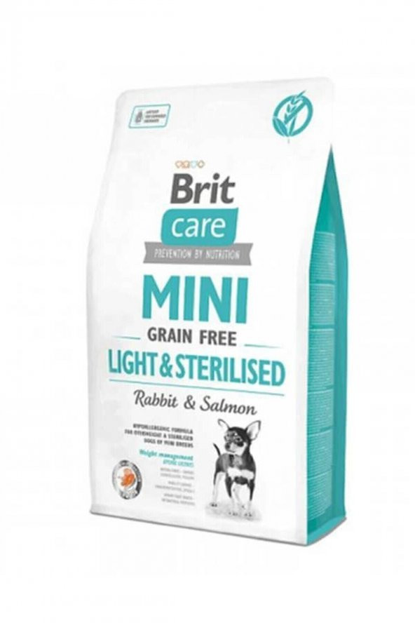 Brit Care Tahılsız Mini Light Sterillised Tavşanlı Köpek Maması 2 Kg
