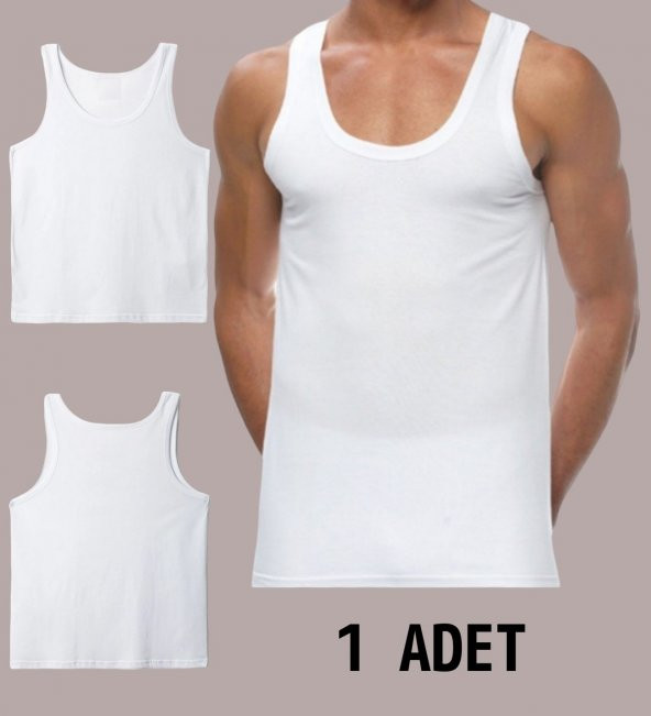 ERKEK 100 PAMUK ASKILI KLASİK ATLET - 2