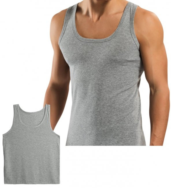 ERKEK 100 PAMUK ASKILI KLASİK ATLET - 7