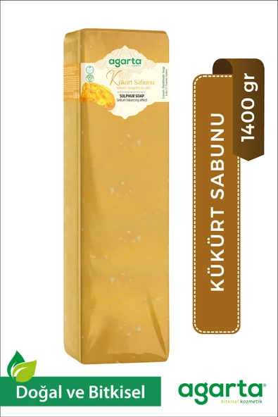 Agarta Doğal El Yapımı Kükürt Sabunu 1400 Gr