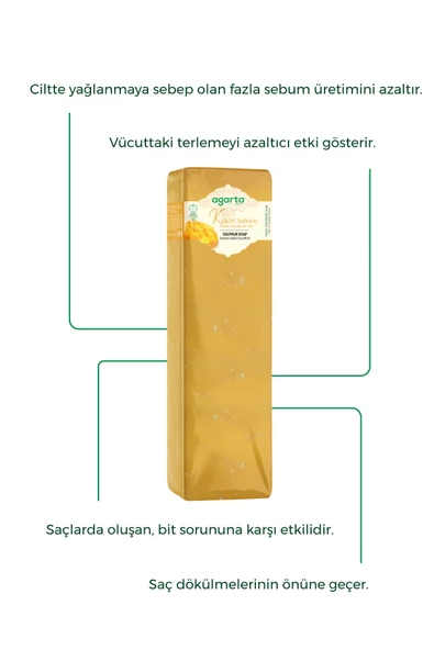 Agarta Doğal El Yapımı Kükürt Sabunu 1400 Gr - 2